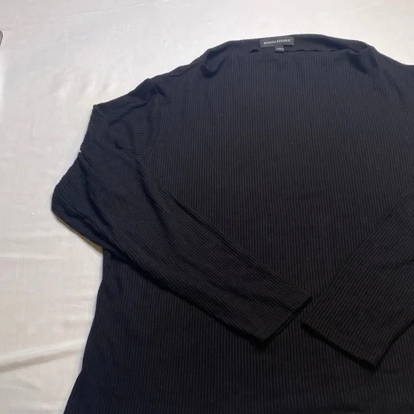 Banana Republic Women's Black Long Sleeve Top - Picture 3 of 11
